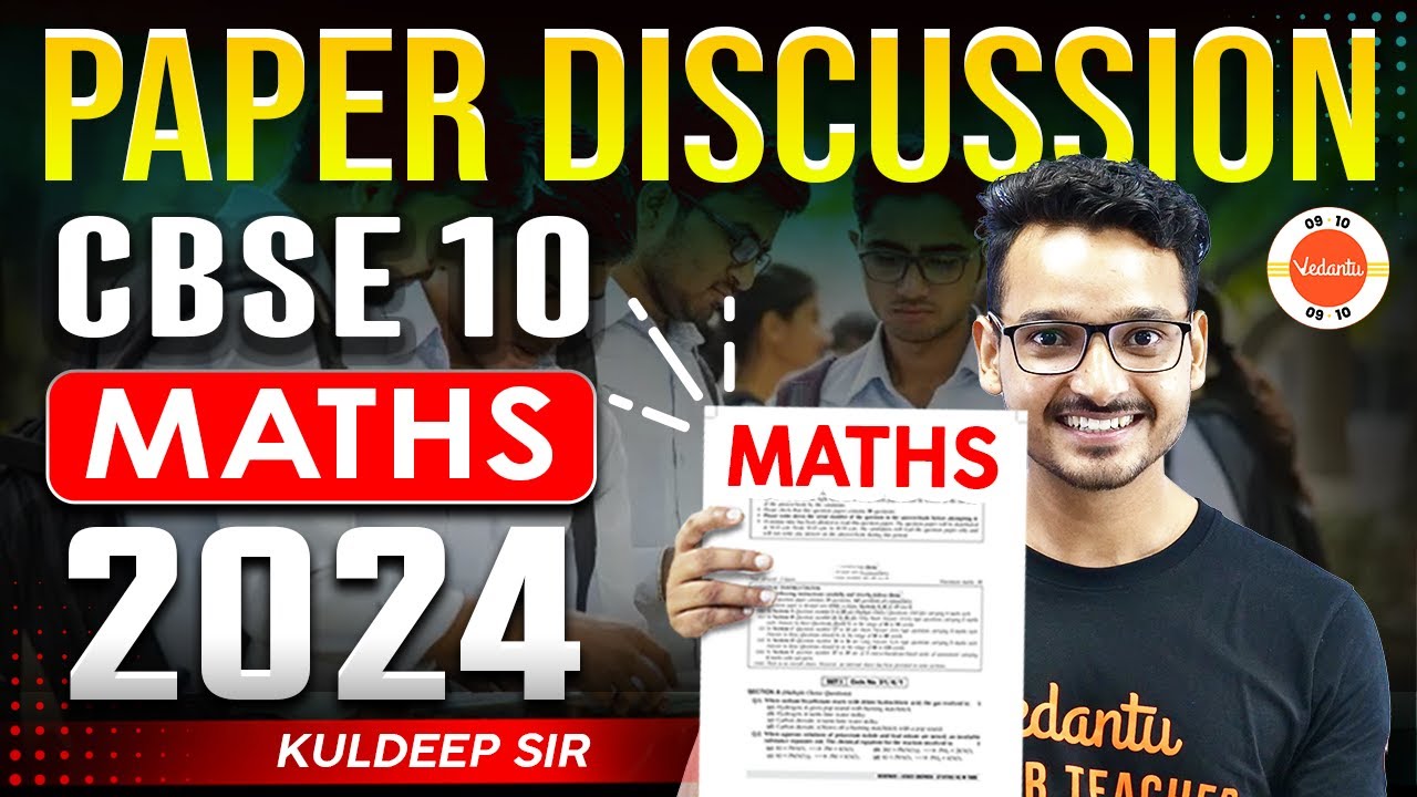 Class 10 Maths Question Paper Discussion & Analysis with Solutions! 🔥 CBSE Board Exam 2024 ✅