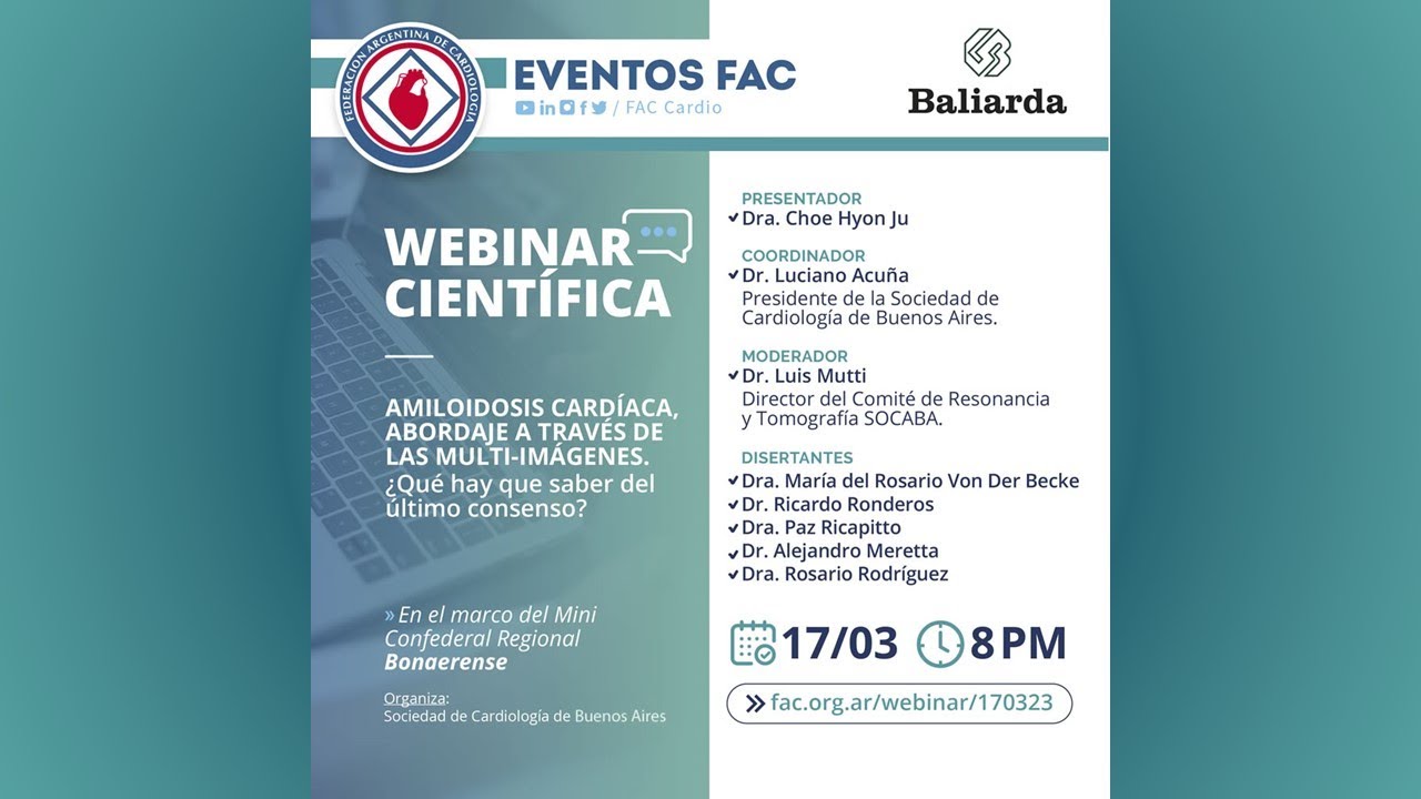 Amiloidosis cardíaca: Abordaje a través de las multi-imágenes. Qué hay que saber del último consenso