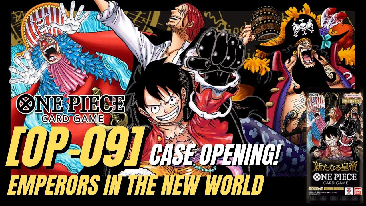 ONE PIECE CARD GAME | OP-09 EMPERORS IN THE NEW WORLD CASE OPENING!!!