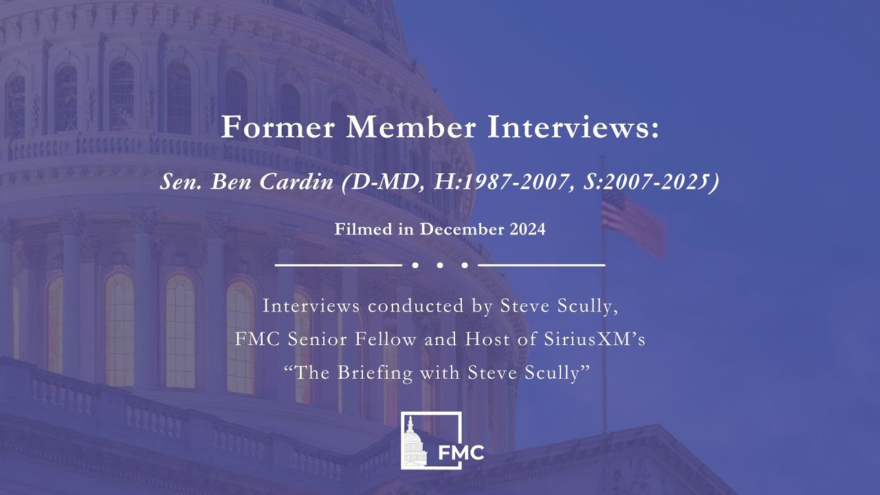 Former Member Interview: Senator Ben Cardin