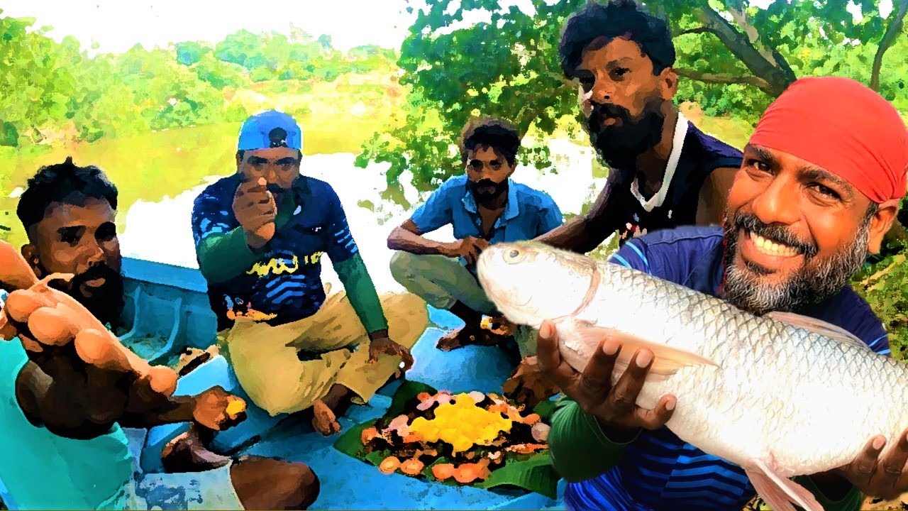 දූපතකදී කාපු මිරිගලයා | Mirigal Carp Spicy Fry | @wishwatiyubaya 😋🥣