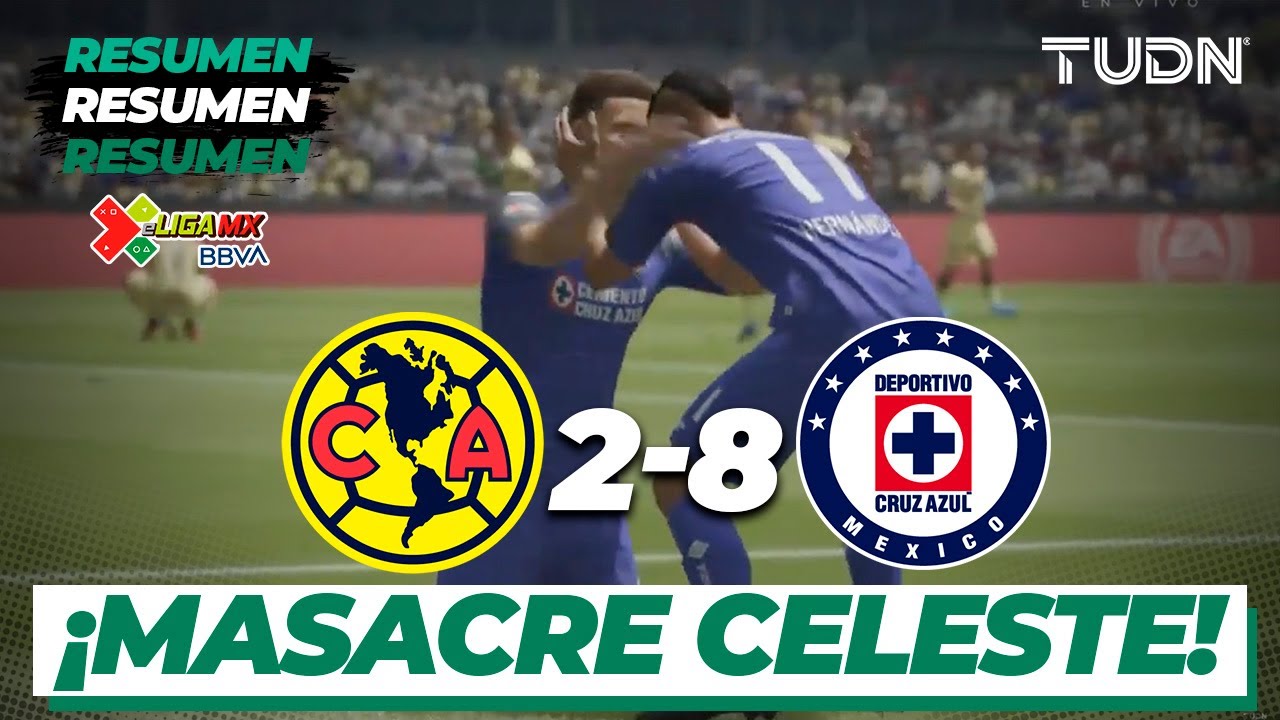 eLigaMx: Partido completo | América 2 - 8 Cruz Azul | Clausura 2020 - Jornada 10 | TUDN