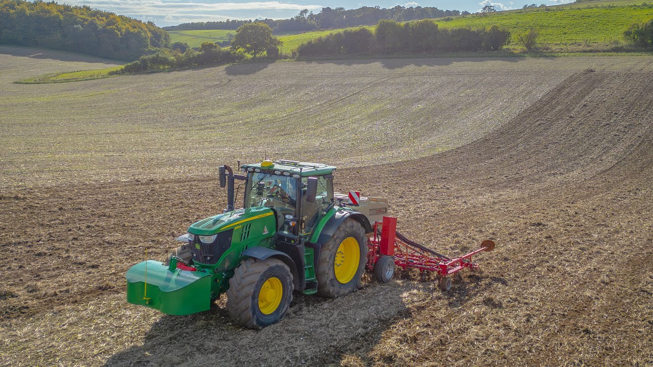 John Deere 6215R + Weaving Tine Drill 6mtr- new equipment!