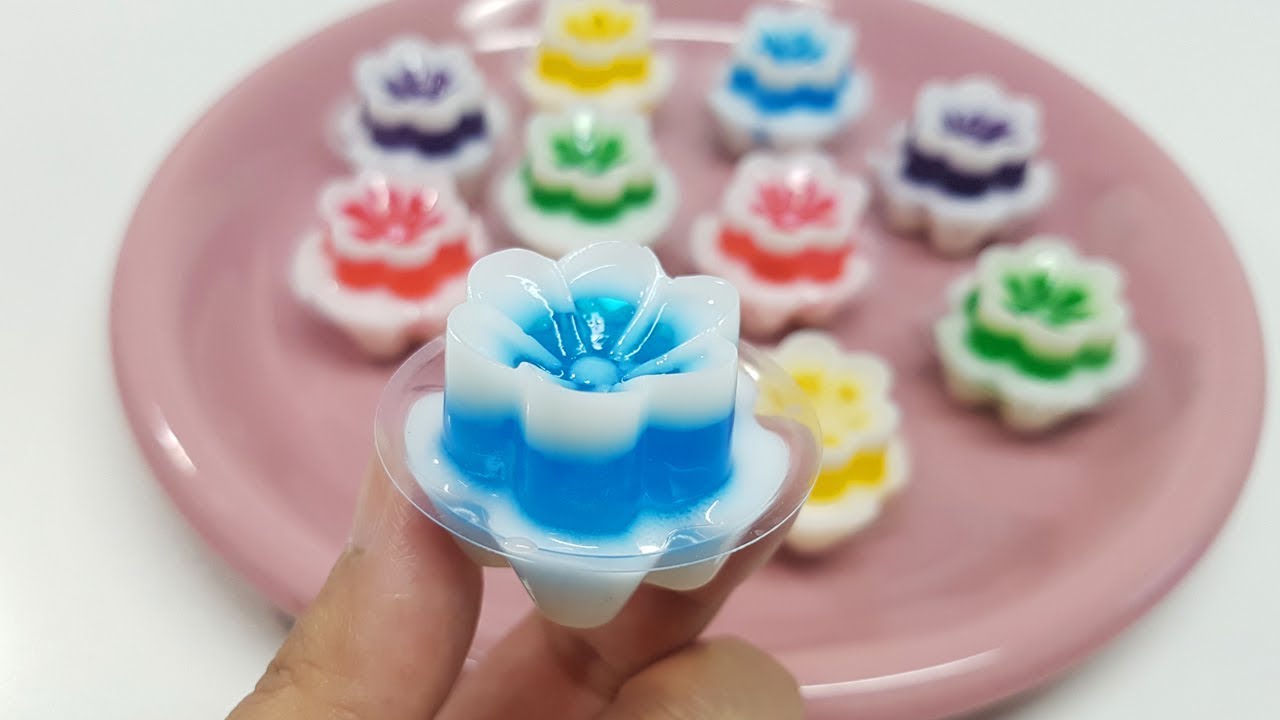 How To Jelly I Edible Flowers Jelly! How to make Flower Jelly Dessert