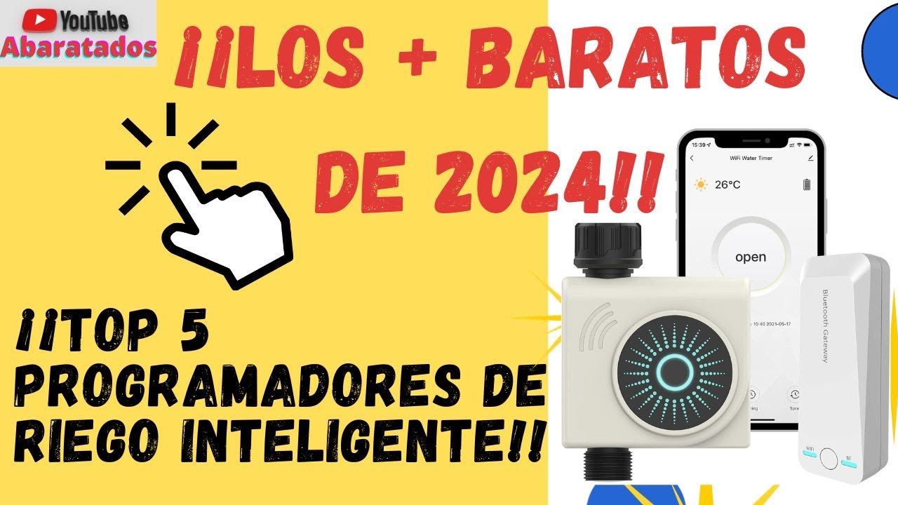 🔥🤑 Los 5 Mejores PROGRAMADORES de RIEGO de AMAZON 2024【Baratos | El Mejor | + Populares】