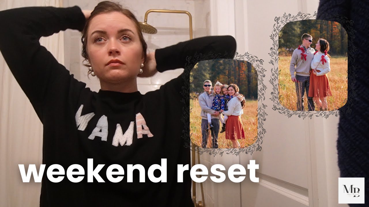 cottage weekend vlog | cozy november reset, christmas decorating & hosting mini sessions