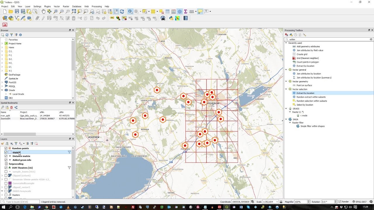 QGIS Layer Filter and Spatial Query
