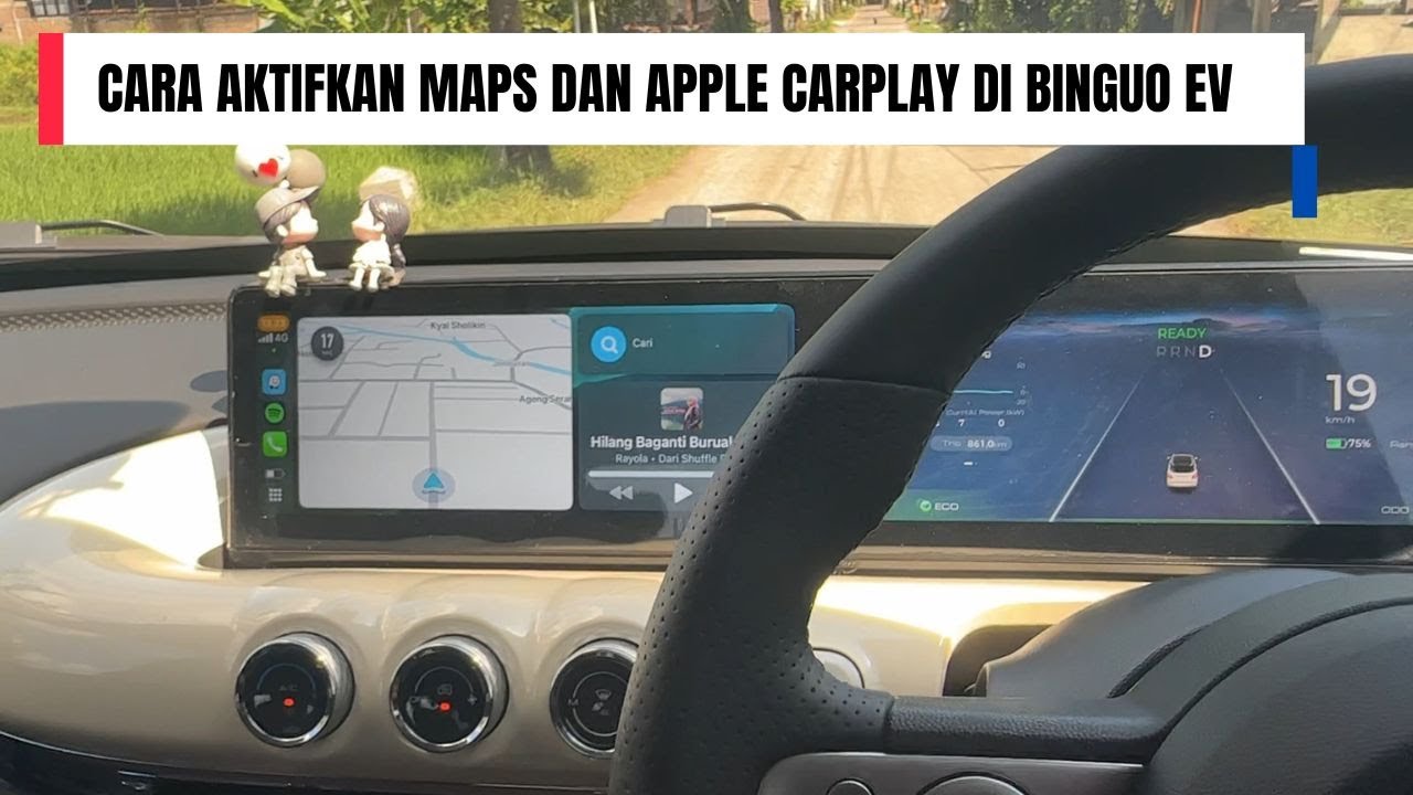 CARA SETTING ANDROID AUTO APPLE CARPLAY DI WULING BINGUO EV