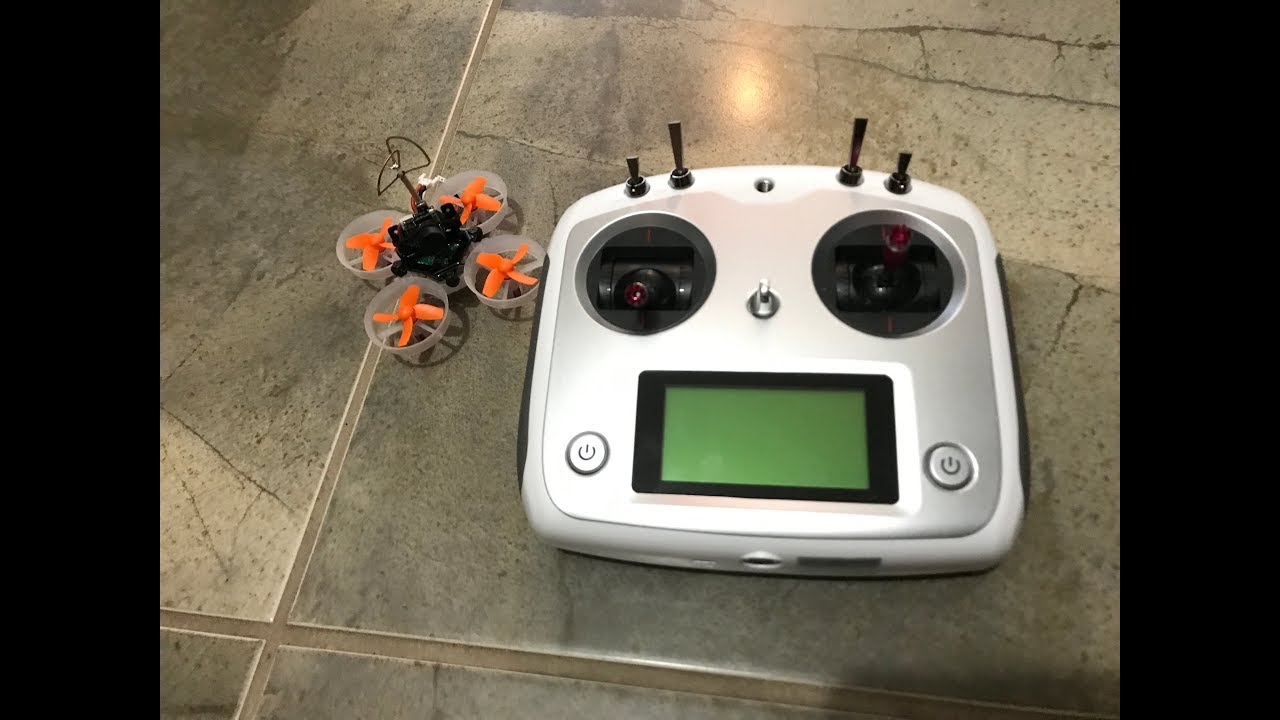 How to connect your Eachine E010S Tiny Woop to your fly-sky FS-i6S radio controller.