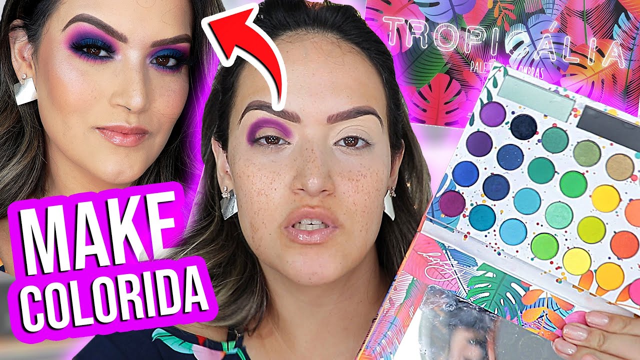 Resenha e tutorial com a paleta TROPICÁLIA e linha completa da Playboy
