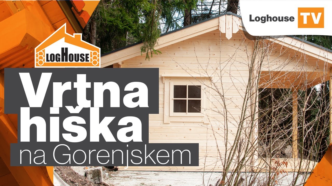 Sestava vrtne hiške Logi - Loghouse.si