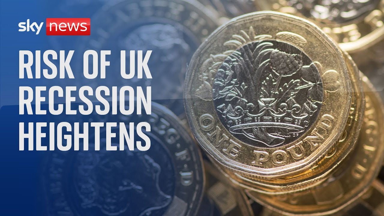 UK economy at risk of recession, official figures reveal