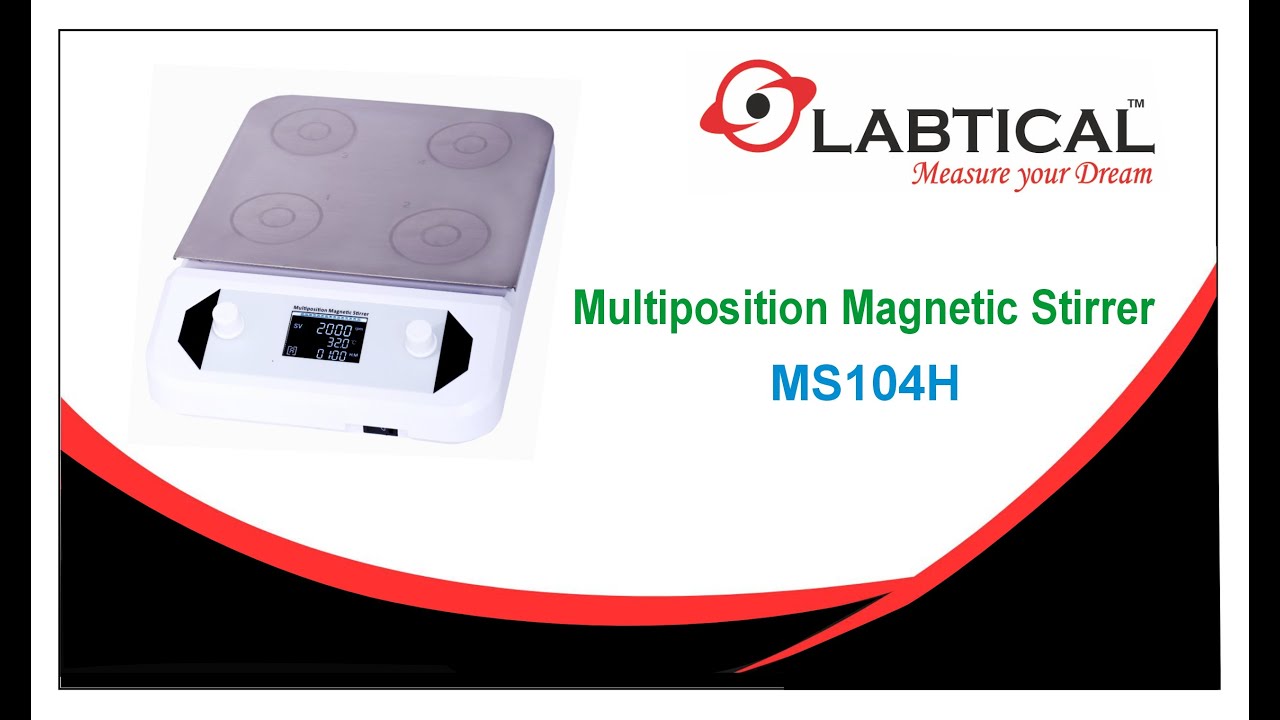 MS104H- Multiposition Magnetic Stirrer