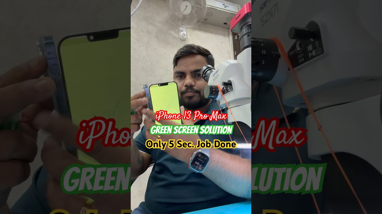 iPhone 13 Pro Max Green Screen Solution #ytshots #shortsfeed #greenscreen #iphone13promax #shorts