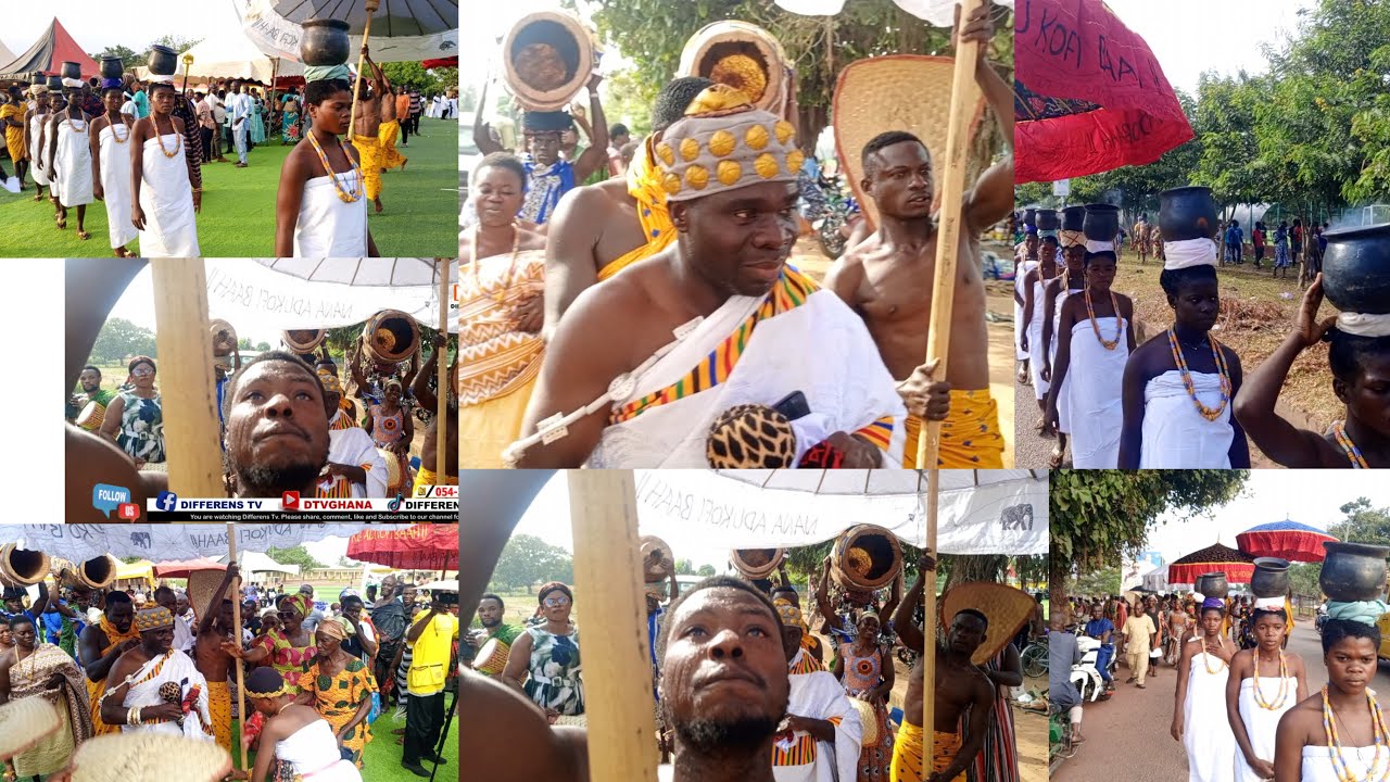 Nana Adu Baah, Wiase Kyidom Storms Streets of Kwame Danso as Royal Ladies' Assoc. is being Launched
