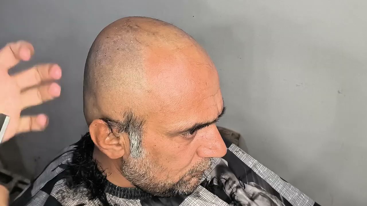 ASMR good sleep dandruff remove Head shave tutorial zaibi barber shop 2026