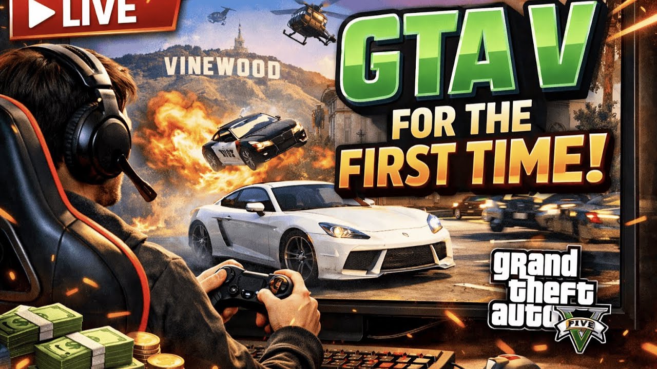Noob Playing GTA 5 For the First Time 😂