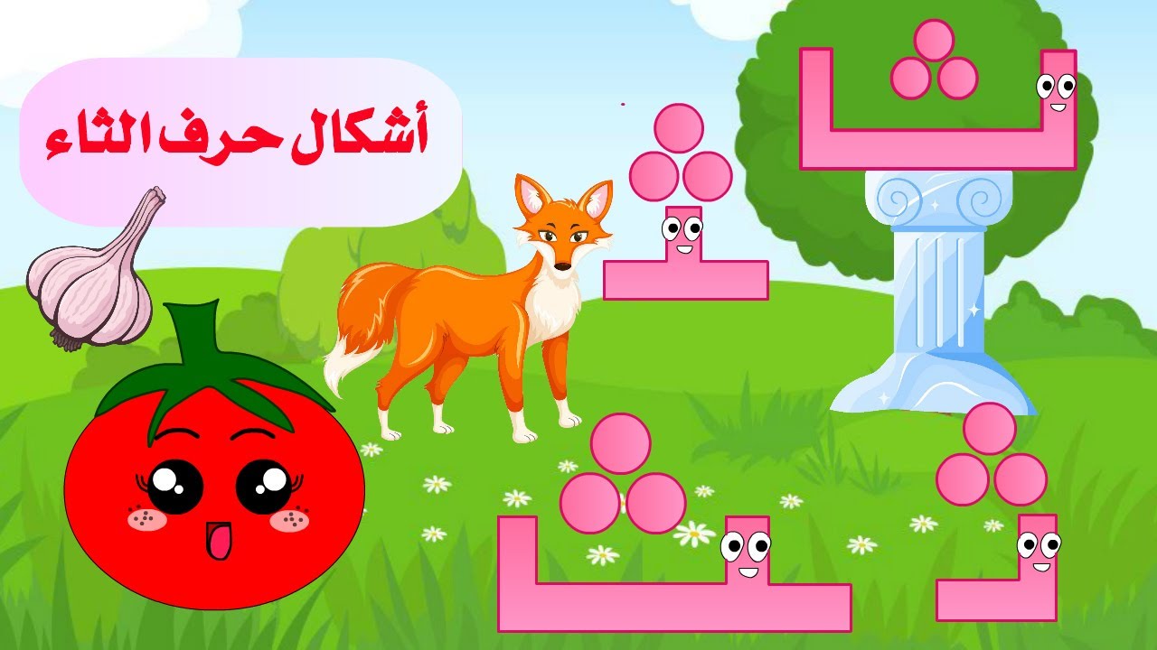 أشكال حرف الثاء - قصة حرف الثاء و أشكاله - تعليم حرف الثاء للأطفال - حرف الثاء ث- الحروف-قصص للأطفال