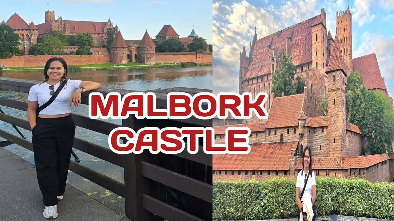 MALBORK CASTLE/THE WORLD'S LARGEST BRICK CASTLE /GOTHIC FORTRESS/POLAND SUMMER VACATION/Jane Belia 