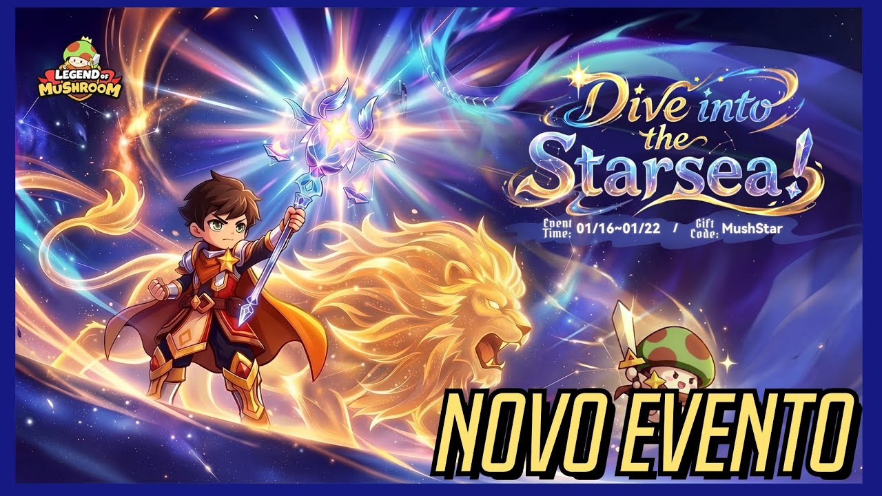 LEGEND OF MUSHROOM | CONSTELAÇÕES MISTERIOSAS, NOVO EVENTO, MONTARIA, MINI GAMES e MAIS