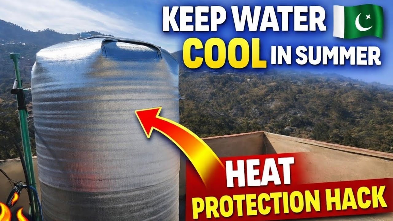 Water Tank Cover for Summer 🔥 Keep Water Cool | Best Heat Protection in Pakistan