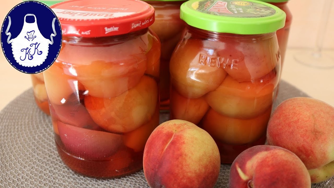 Pfirsiche  einkochen ist keine große Sache