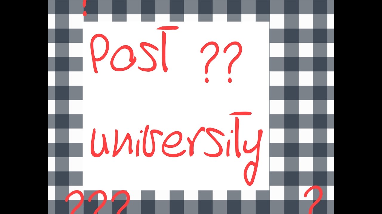 LA MIA ESPERIENZA POST UNIVERSITARIA