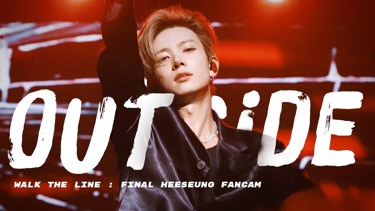 251024/26 ENHYPEN WORLD TOUR ’WALK THE LINE‘ : FINAL Outside ENHYPEN HEESEUNG 직캠 FANCAM 4K FOCUS