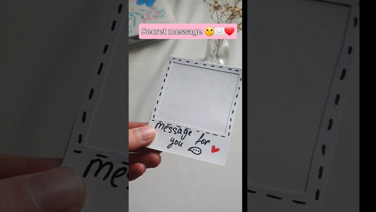 DIY: This message is for you#diy #postcard #handmade