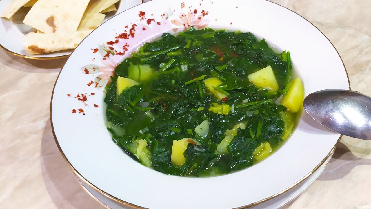 Տատիկիս բաղադրատոմսով  փիփերթով_ապուր եմ եփում/Бабушкин рецепт супчик_из_мальвы/Mallow_soup