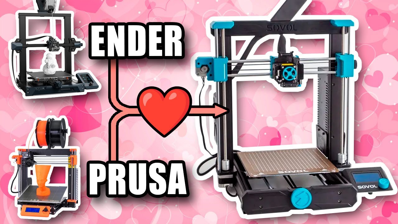 ❤️✨Cuando la PRUSA MK3S+ Y la ENDER 3 S1 tuvieron UNA NOCHE DE AMOR✨❤️ Impresora 3D SOVOL SV06