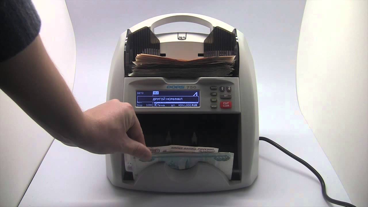 Dors 750 Видео-обзор счетчика банкнот