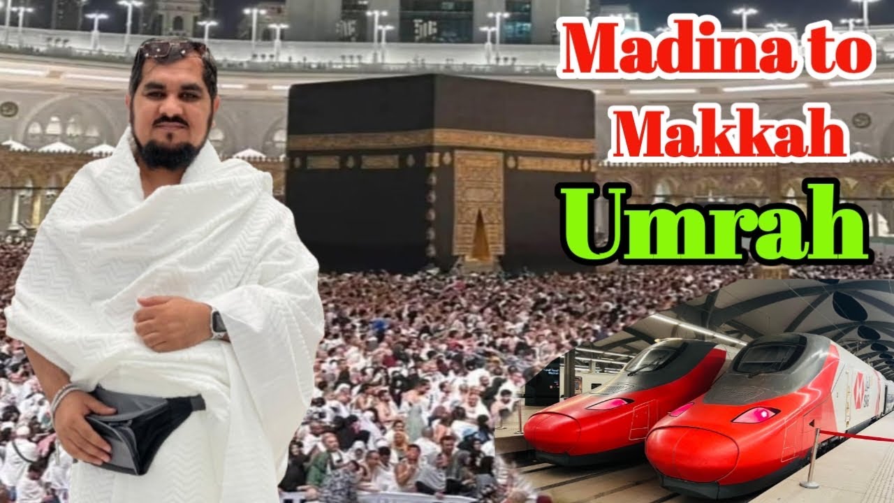 Umrah Journey | Madina to Makkah by Haramain Train Travel Vlog 🕋