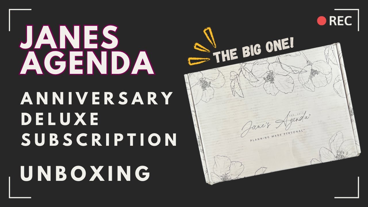 Janes Agenda Anniversary Deluxe Subscription Box | September 2024