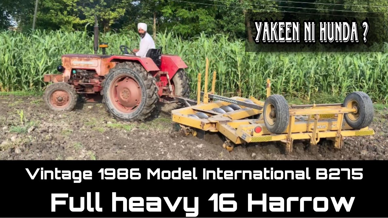 Vintage International Tractor B 275 power /original 1986 model /Mahindra modified...