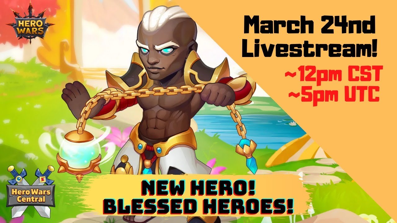 Tristan is Almost Here! | March 24th live Stream | Hero Wars Central