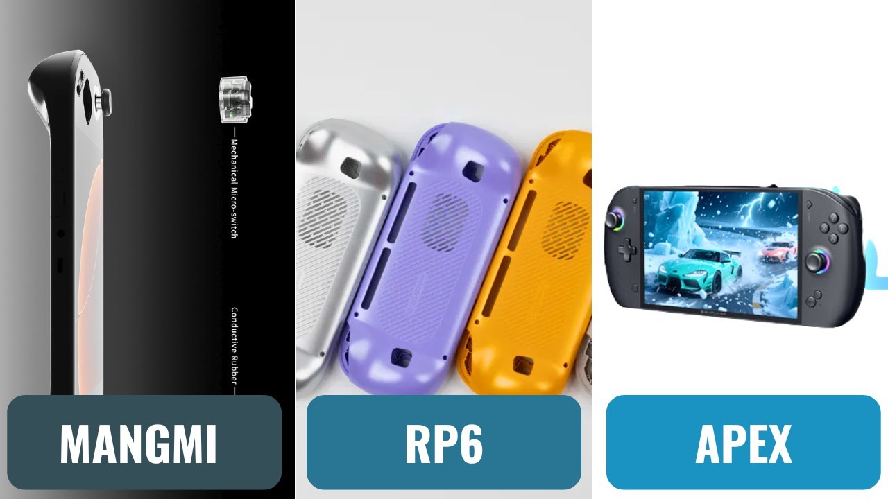 Тест OneXPlayer Apex 80W, Retroid Pocket 6 PS2 и Mangmi Pocket Max Modular.