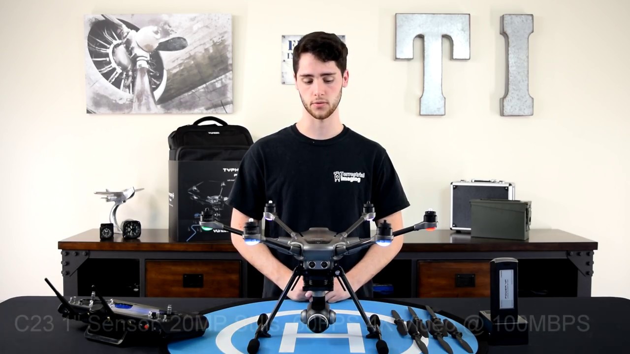 Yuneec Typhoon H Plus C23 Camera Demo By Terrestrial Imaging