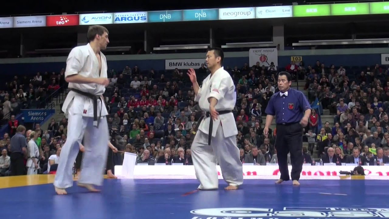 【新極真会】The 5th Karate World Cup MEN HEAVY WEIGHT Quarterfinal 4 Murayama vs. Nesterenko