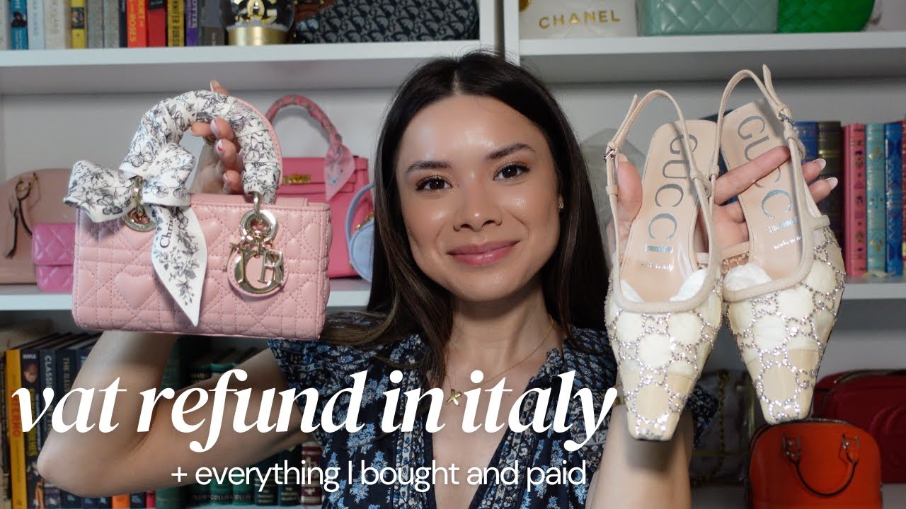 VAT REFUND IN ITALY + everything I bought!!