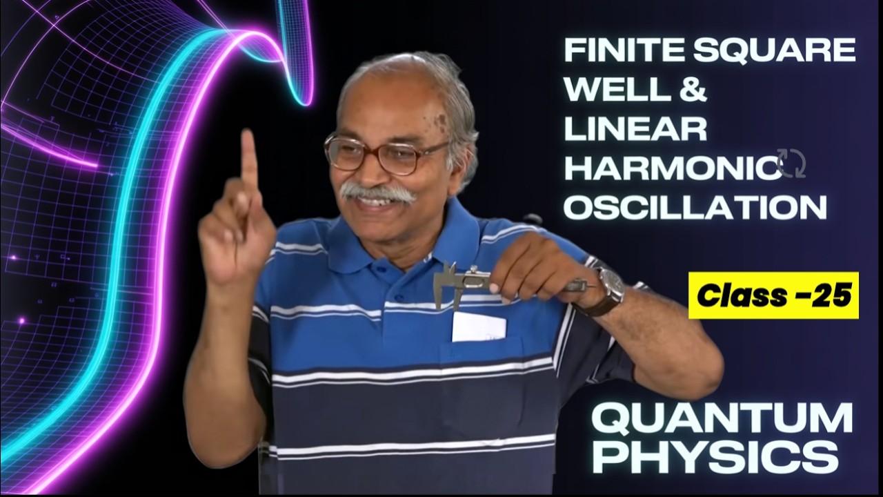 Ep-25 Finite Square Well and Linear Harmonic Oscil || in hindi by hc Verma ||Quantum Mechanics