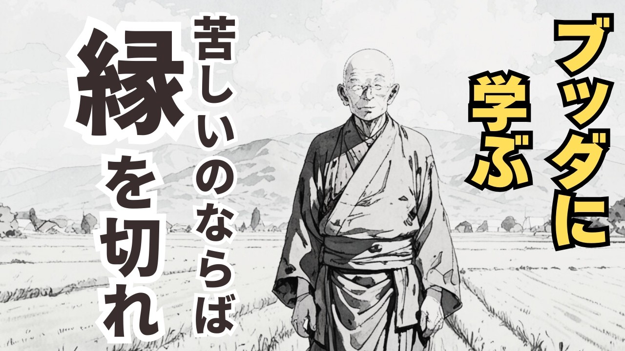 人間関係｜友人関係｜縁を切る｜大事な人であればハッキリ伝える。【ブッダの教え】苦しみを軽くし、ブッダの言葉を学ぶ