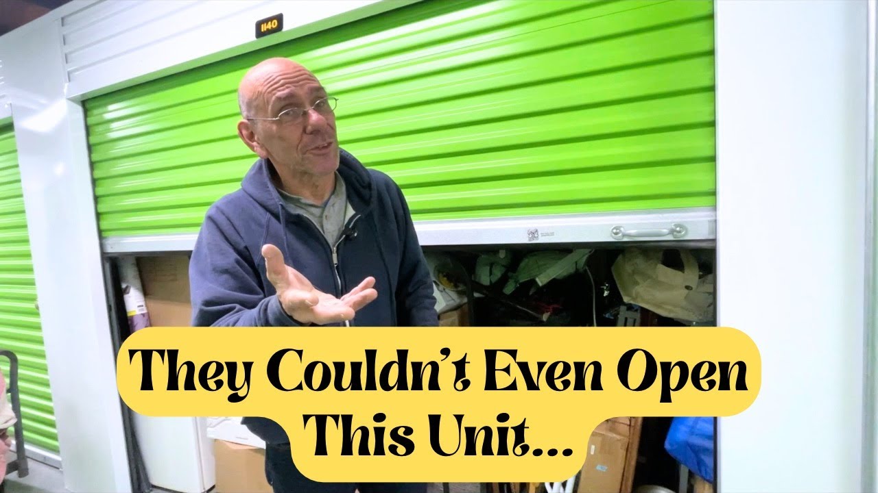 They Couldn't Even Open This Unit...|Storage Unit Unboxing For Resale