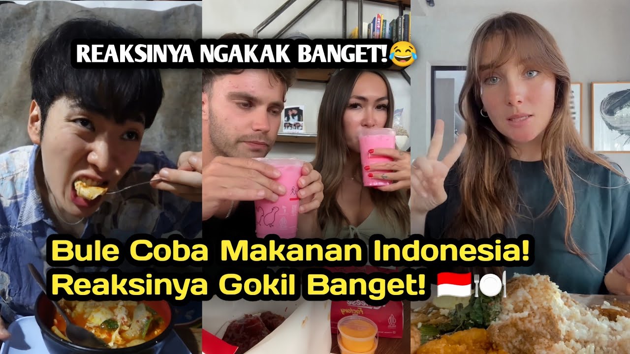 Mereka Gak Nyangka! Reaksi Turis Saat Makan Makanan Indonesia untuk Pertama Kali 😱🍛