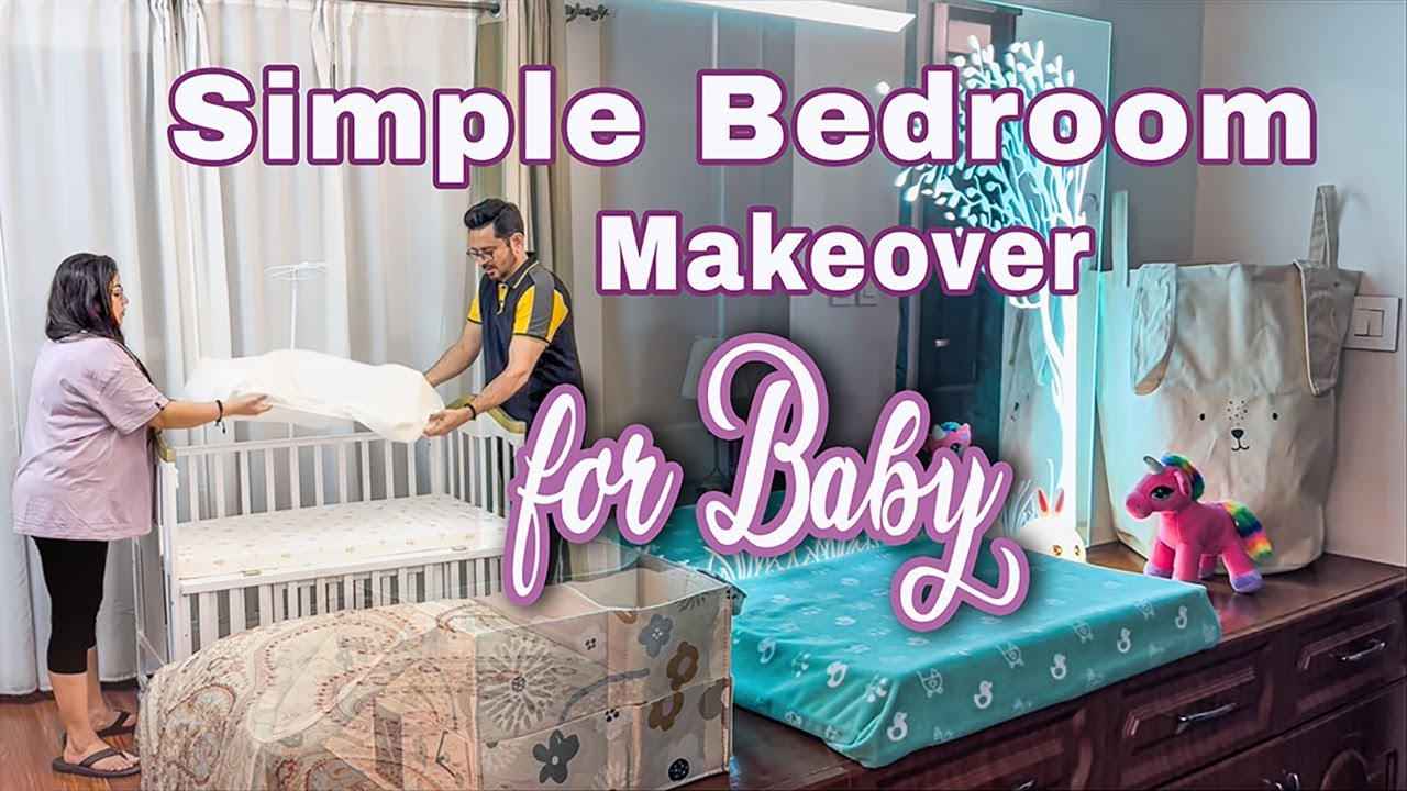 Setting Up Baby&rsquo;s Cot 👶🛏️ | Turning Our Bedroom Into Baby Nursery | VLOG