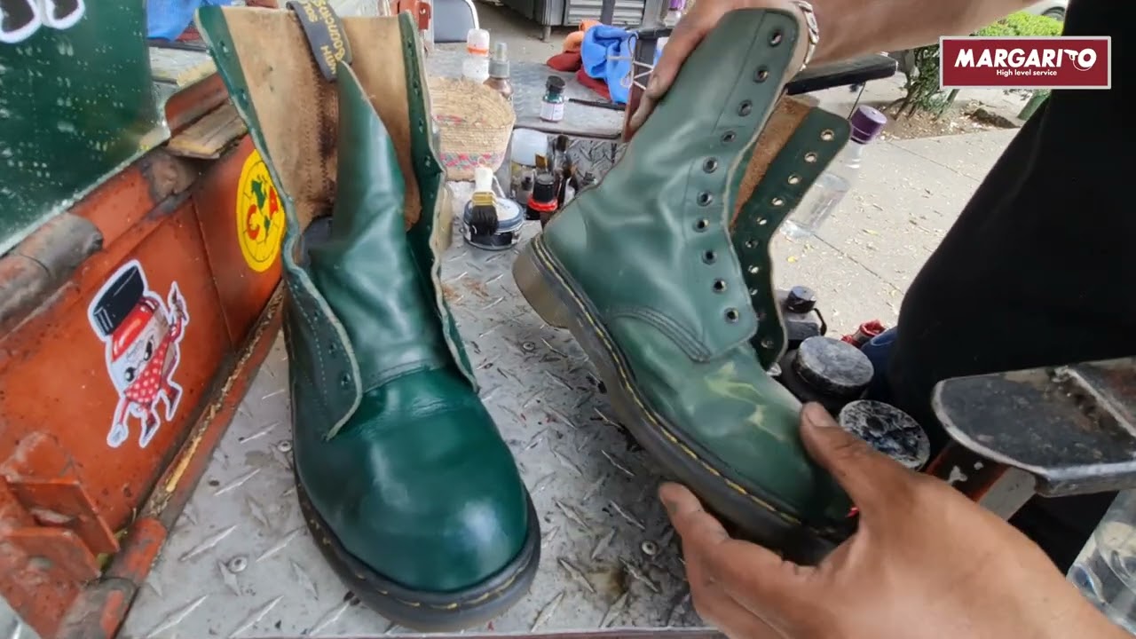 RECUPERAMOS EL COLOR EN BOTAS DR.MARTENS
