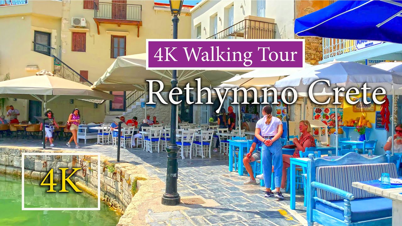 The Irresistible Charm of Rethymno, Crete 🇬🇷✨ | A 4K Walking Tour Through History & Beauty!
