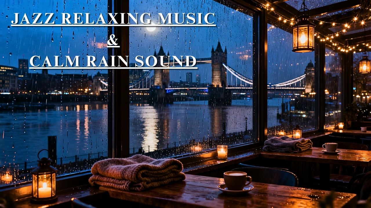 Rainy Night Jazz Piano – Jazz Relaxing Music & Rain Sound for  Sleep and Stress Relief