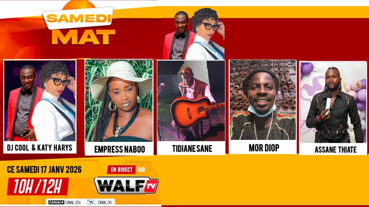 Samedi Mat de ce samedi 24 janvier 2026 Avec Dj cool et Katy Haris