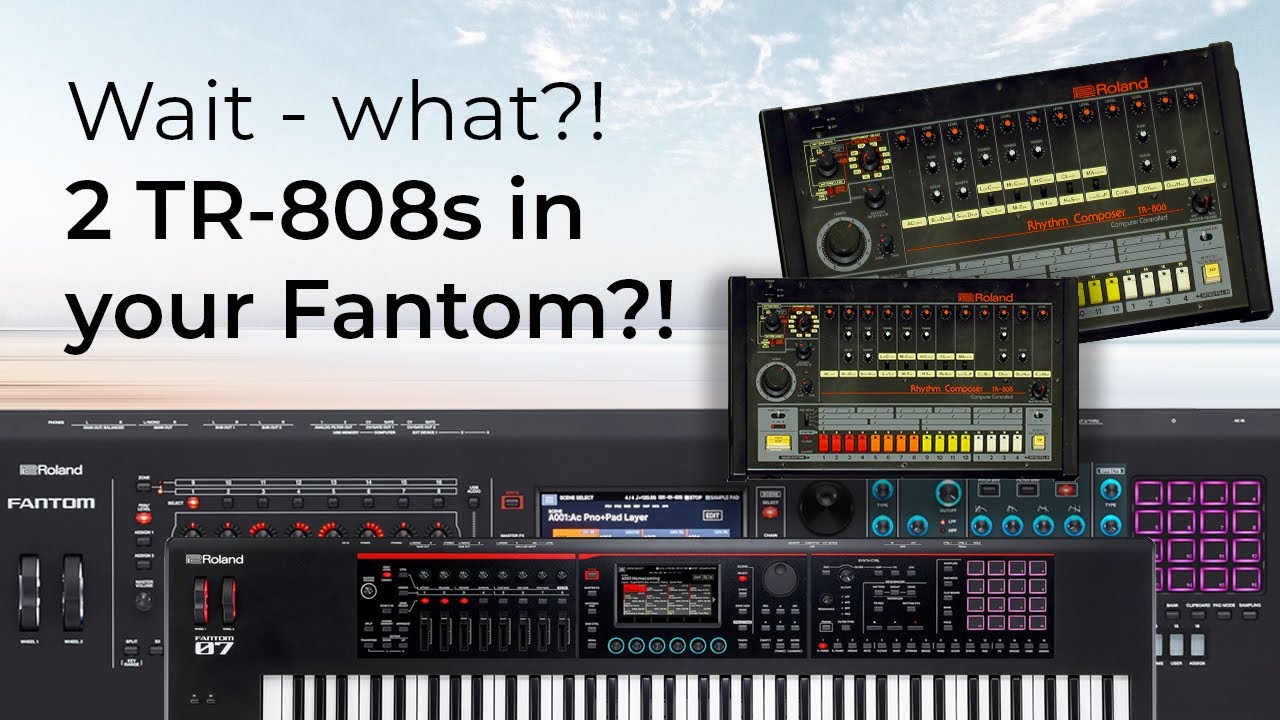How to have 2 x TR-808s in your Roland Fantom or Roland Fantom-0